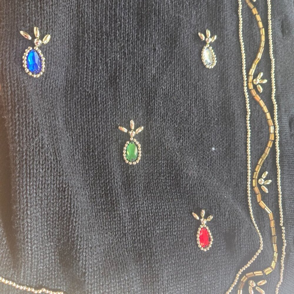 Vintage Victoriaβ Jones Embellished Vest | 2X - Picture 4 of 8